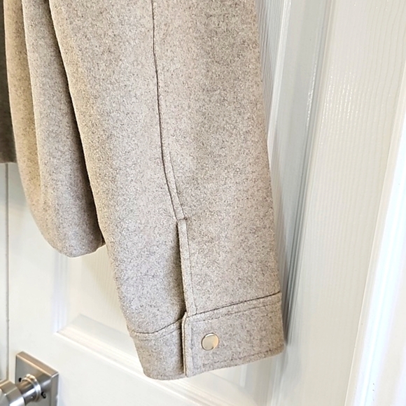 NWT Cavalini Original Jacket w Removable Hood, Snap Closures, XL. Camel - Picture 6 of 11